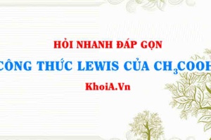 Công thức Lewis của CH3COOH (Acetic Acid lewis structure)